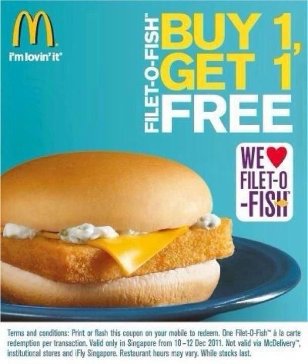 McDonald&apos;s Fish Burger Promo