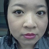 Office Week LOTD-25Apr12-Lime Green Liner wBold Lips-1