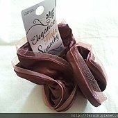 Daiso Elegance Hair Scrunchy-3 Brown-03