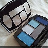 Daiso Diamond Eyeshadow &amp; Eyebrow Palette-Blue-07