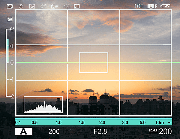 X100-OVF-水平線