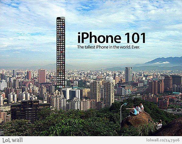 哈哈哈~~現在iphone5 → 進階到101，原來會長這樣呀 ((太酷！