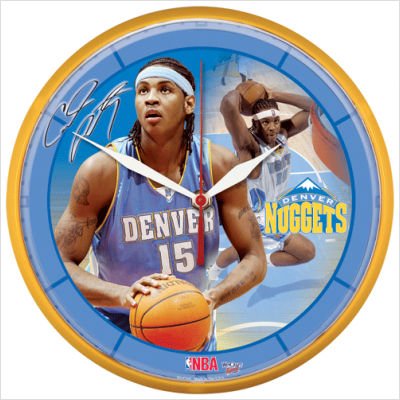 NBA+Round+Clocks+-+Denver+Nuggets+and+Carmelo+Anthony.jpg