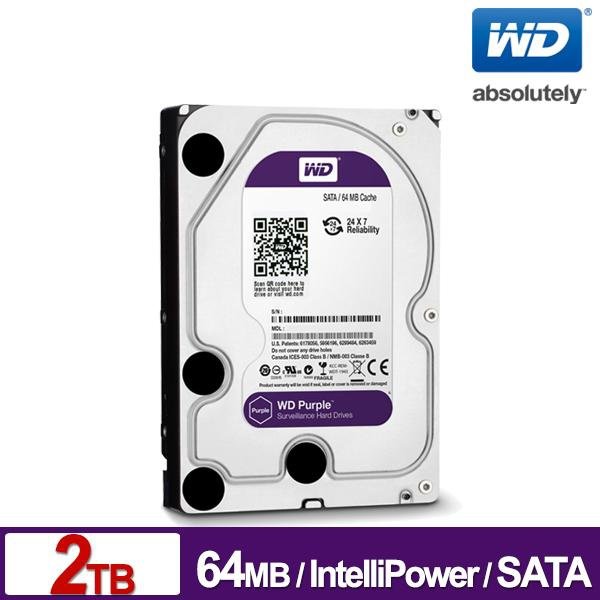 WD20PURX 紫標 2TB 3.5吋監控系統硬碟1