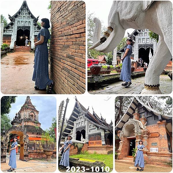 2023 1010(二) 清邁市區寺廟 盼道寺+帕邢寺+羅摩