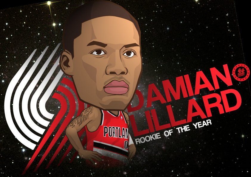 年度最佳新秀 Damian Lillard