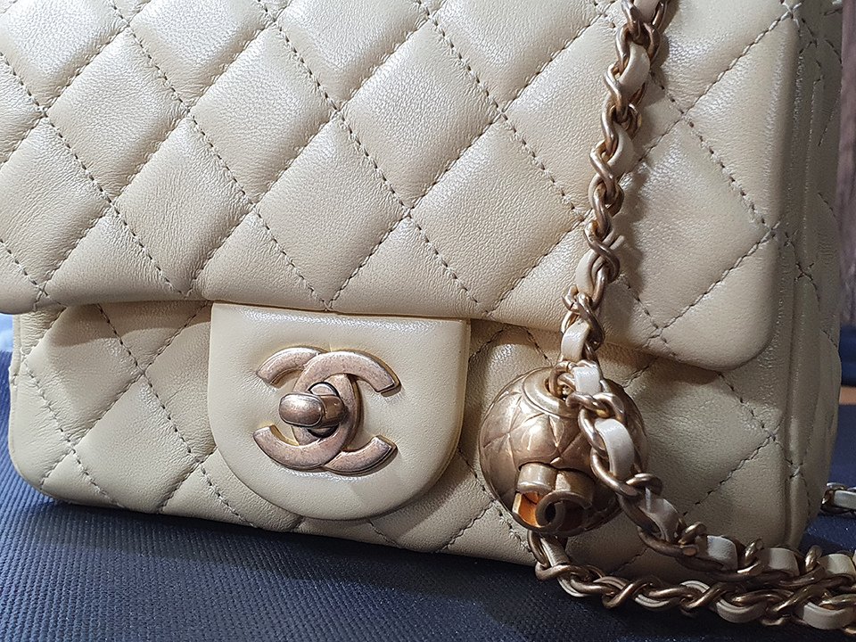 香奈兒【金球方胖子】CHANEL Mini CoCo 18 