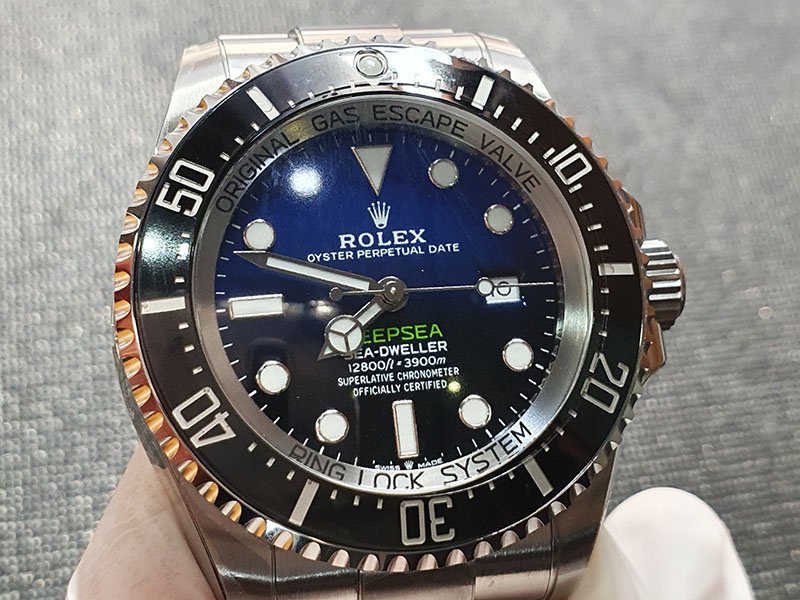 勞力士【漸層藍面水鬼王】ROLEX 深海使者 漸層藍黑面 水