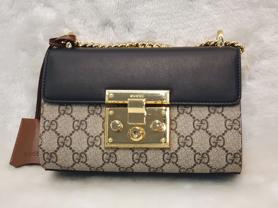 Gucci【盒子包】Gucci Padlock GG Sup