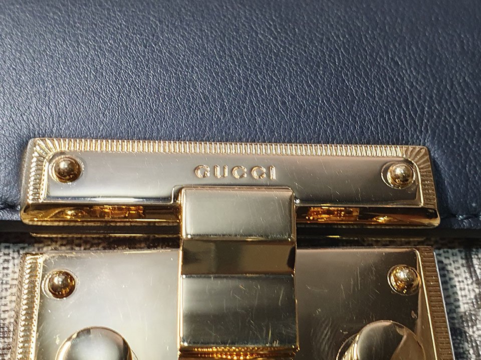 Gucci【盒子包】Gucci Padlock GG Sup