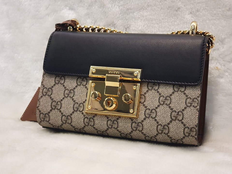 Gucci【盒子包】Gucci Padlock GG Sup