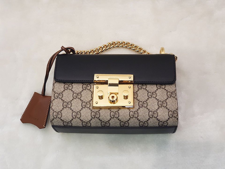 Gucci【盒子包】Gucci Padlock GG Sup