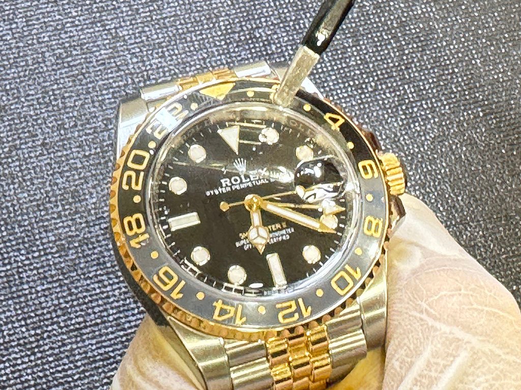 勞力士【半金灰黑圈】ROLEX 格林威治 2023新款五珠帶