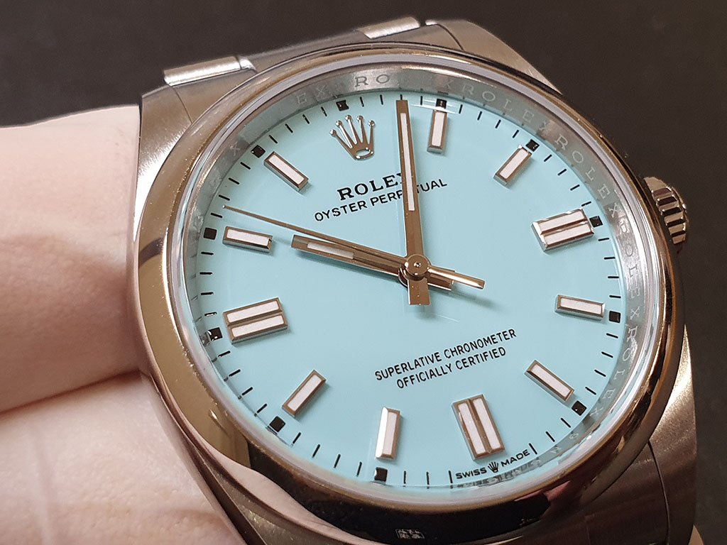 勞力士【OP36綠松石】ROLEX Oyster Perpe