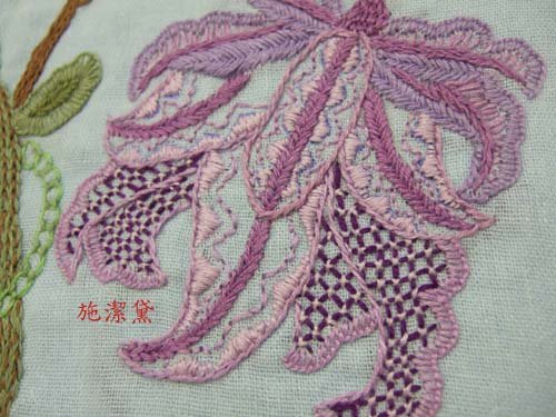 英國刺繡-局部