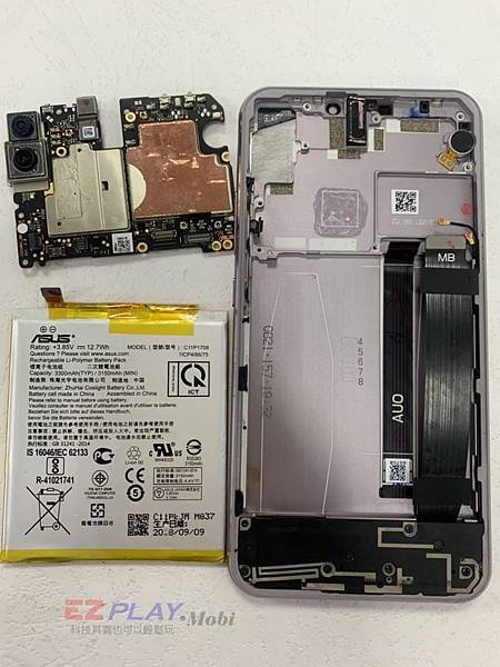 【新竹維修手機】ASUS ZE620KL電池耗電導致不開機，