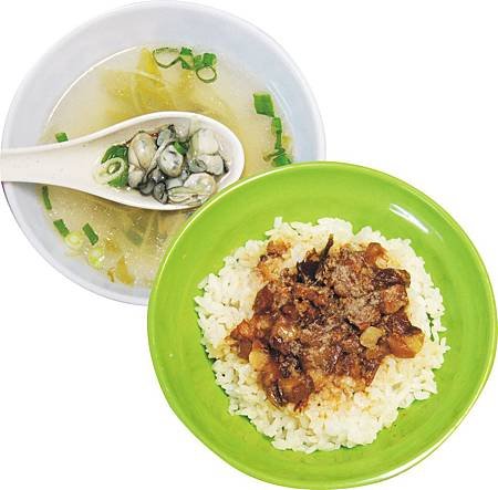 1362-1 炎山師魯肉飯-魯肉飯＋蚵仔湯