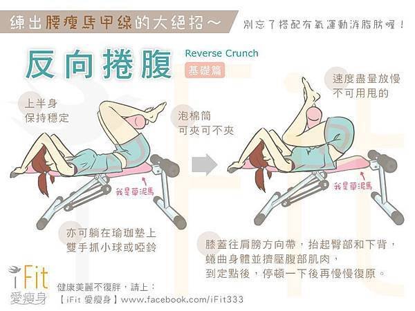 反向捲腹（Reverse Crunch）基礎篇