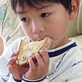 country bread and Joshua 021.JPG