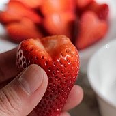 heart shaped strawberries 121