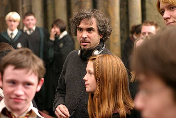 Alfonso Cuaron and various actors