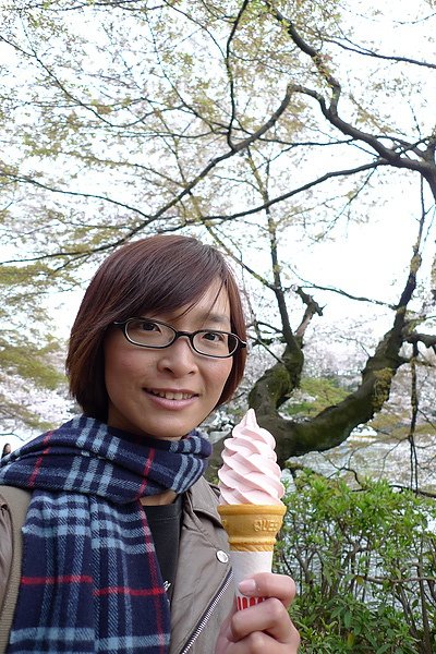 櫻花口味霜淇淋