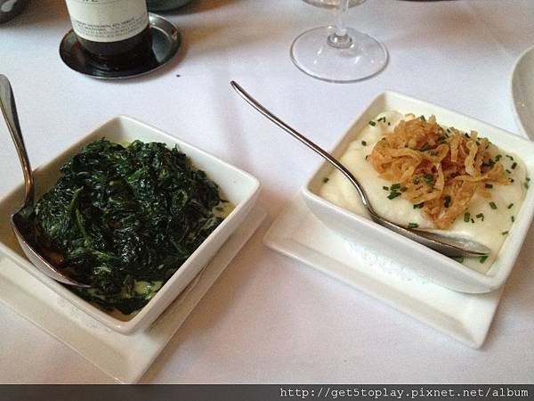 Lark Creek Steak 奶油菠菜&amp; 馬鈴薯泥