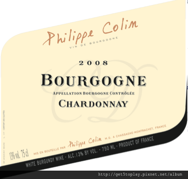 Domaine. Philip Colin Bourgogne 2008