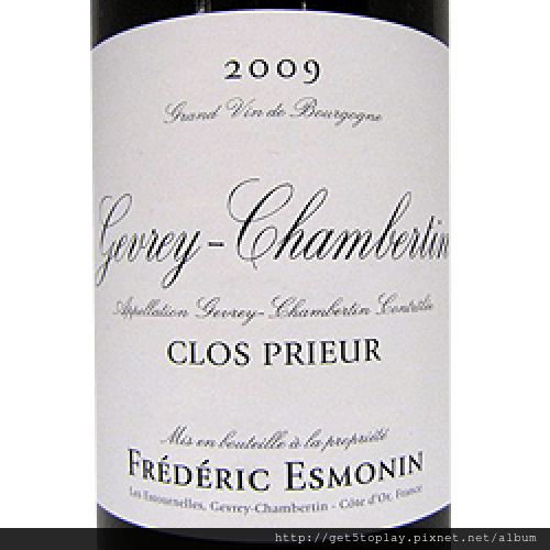 Frederic Esmonin Gevrey-Chambertin Clos 1er 2009