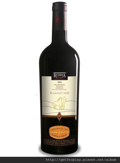 Sangiovese Suvereto DOC &quot;Rumpotino in Barricoccio 赤陶桶中的葡萄園 2004