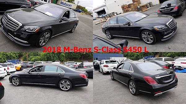 2018 M-Benz S-Class S450 L  車身座位  4門5人座  性能數據  367hp@5250~6000rpm、51.0kgm@1600~4000rpm  變速系統  9速手自排  能量消耗  市區7.76km/ltr、高速13.57 km/ltr、平均10.7 km/ltr  引擎形式  V型六缸、DOHC雙凸輪軸、24氣門、渦輪增壓  排氣量  2996c.c.