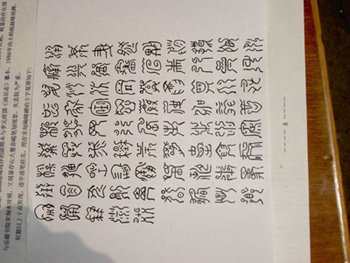 四川 蝌蚪文 天書 形如蝌蚪故被稱為「蝌蚪文」