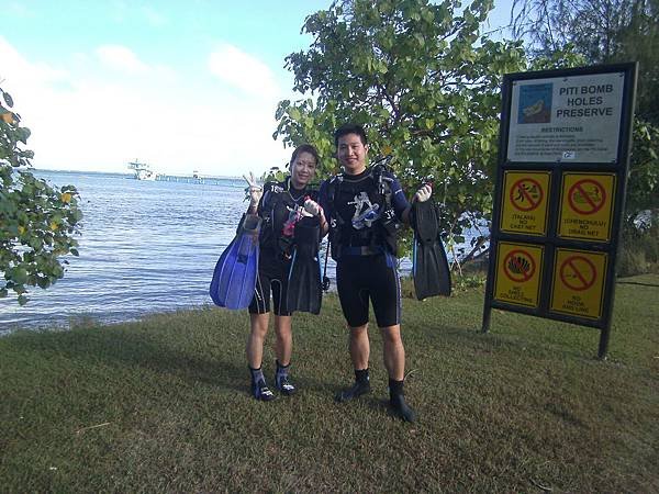 關島自由行- -關島旅遊-J&amp;S scuba diving 魚眼公園底下水肺潛水