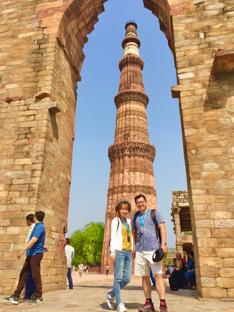[印度旅遊] 印度古文明金三角-印度最高宣禮塔 古達明納塔Qutb Minar
