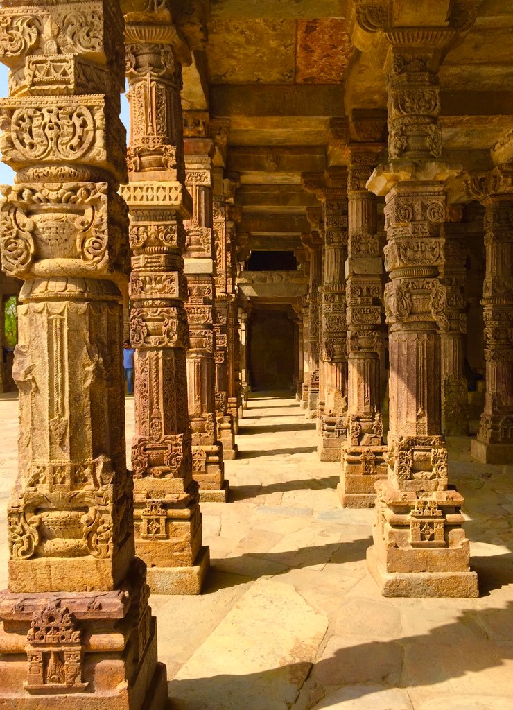 [印度旅遊] 印度古文明金三角-印度最高宣禮塔 古達明納塔Qutb Minar