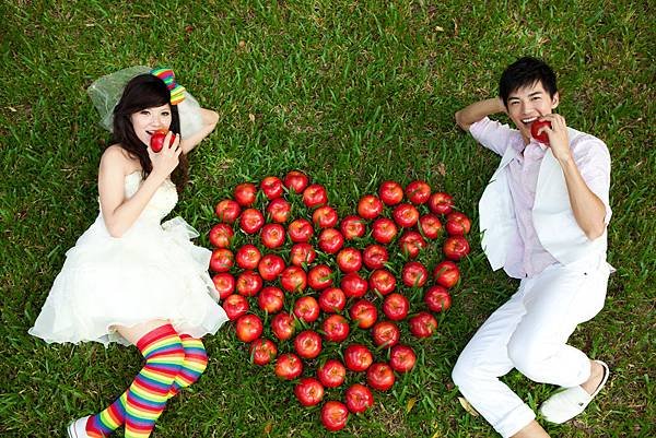IM高雄創意婚紗攝影：LOVE 蘋果