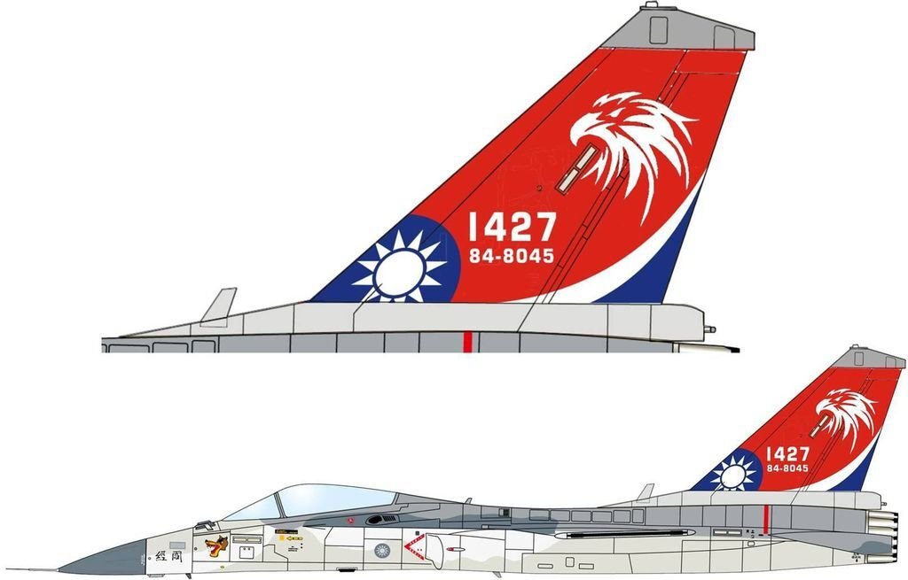 空軍上午公佈IDF彩繪機正式塗裝