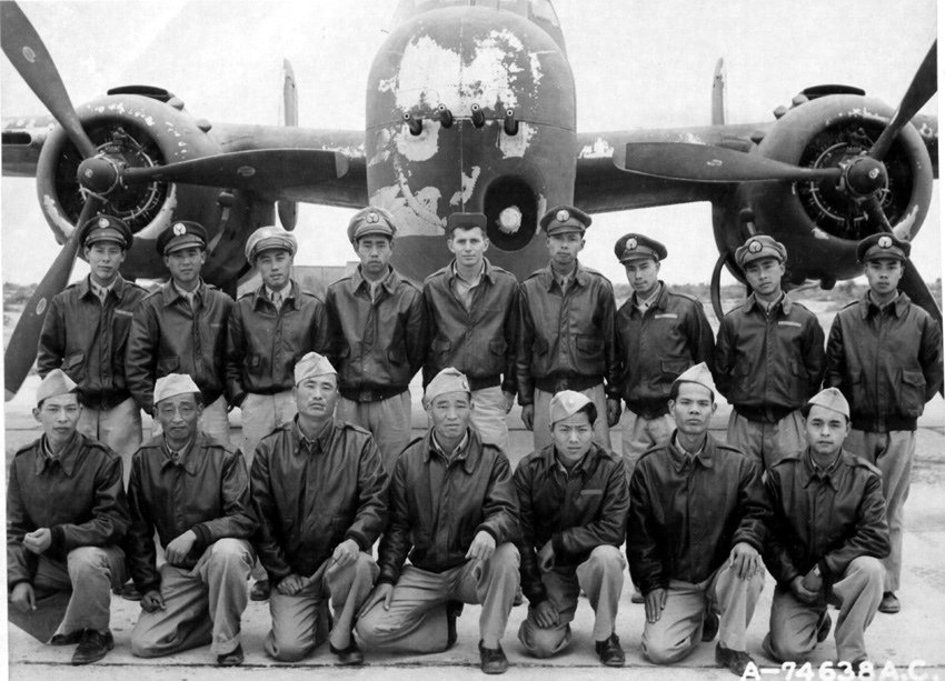 Chinese American Overseas Training Unit Bomber Command Karachi India 1945a