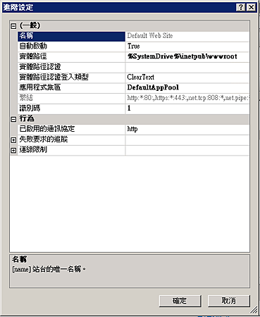 DWS實體路徑