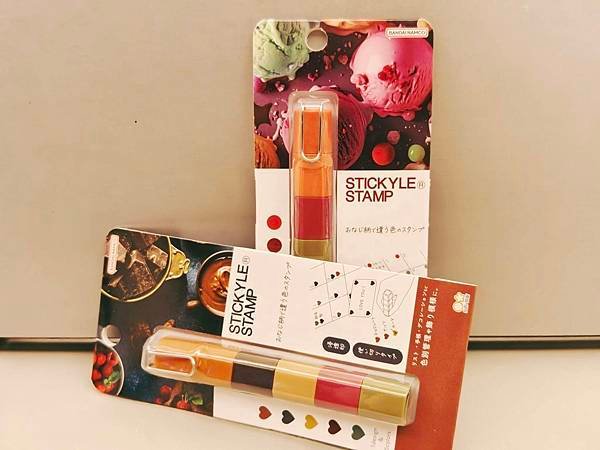 日本歐米阿給伴手禮：Stickylestamp筆式印章套組，