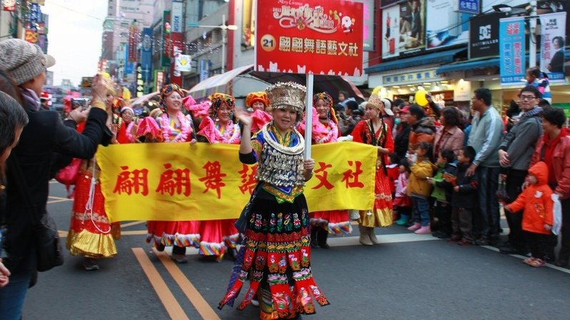 100.12.17.新北板橋~新北耶誕城+踩街遊行-3歲在家