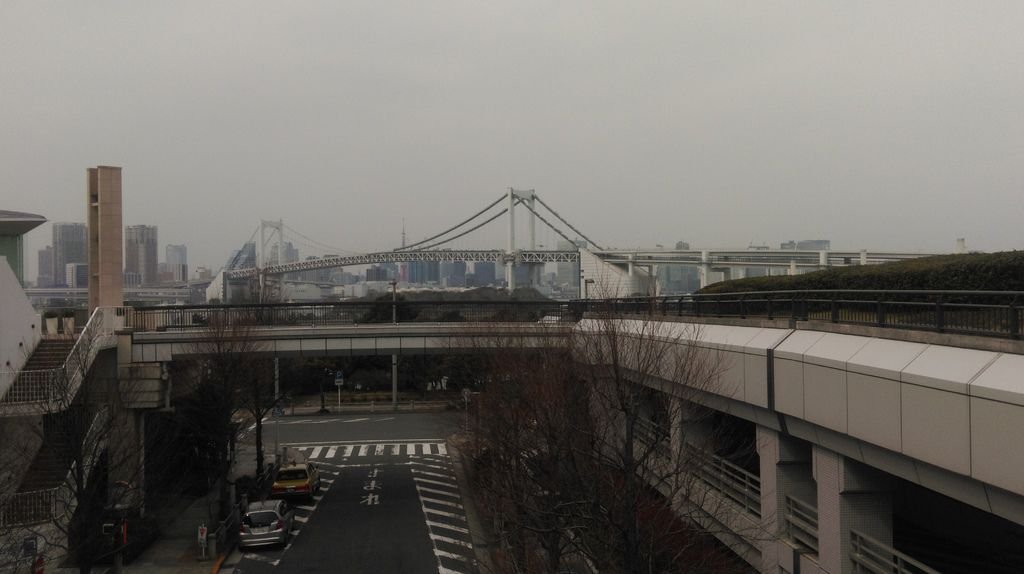 日本東京台場,我看到自由女神了....