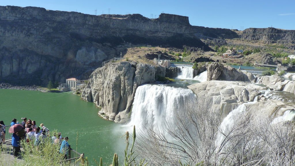 另人驚豔的肖松妮瀑布 Shoshone Falls