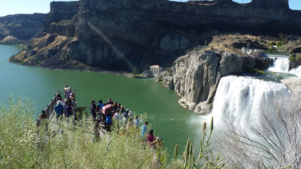 另人驚豔的肖松妮瀑布 Shoshone Falls