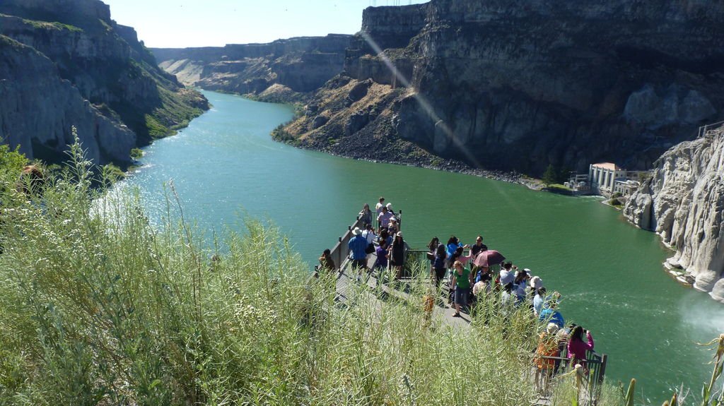 另人驚豔的肖松妮瀑布 Shoshone Falls