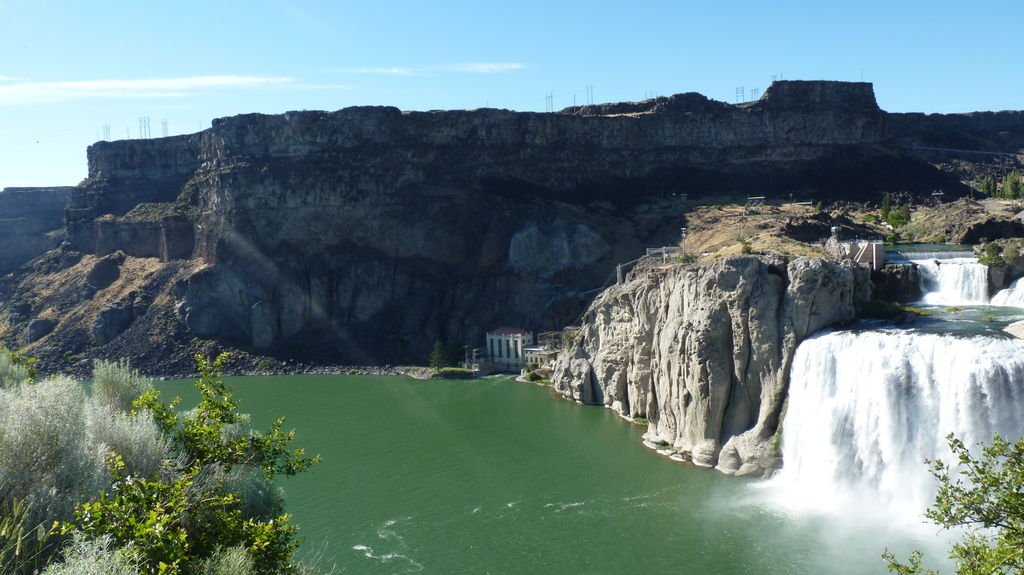 另人驚豔的肖松妮瀑布 Shoshone Falls