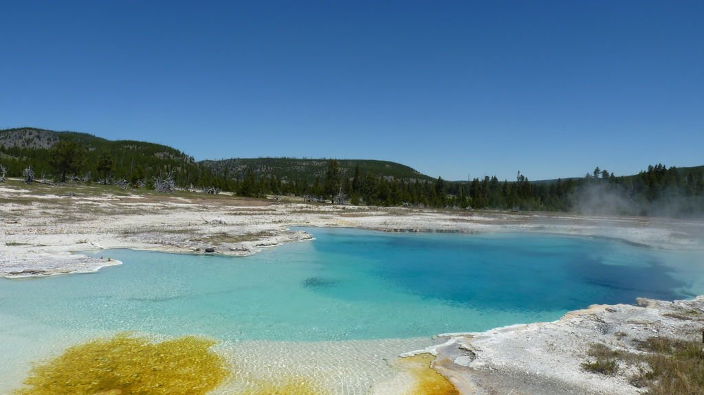 黃石公園大稜鏡The Grand Prismatic Spr