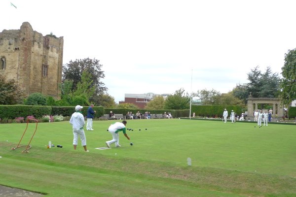 Grass bowling