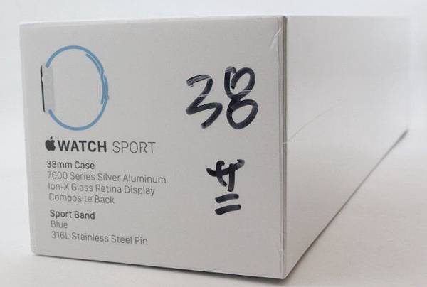 (1)收購智慧型手錶Apple Watch 藍 Sports Edition 38mm.jpg