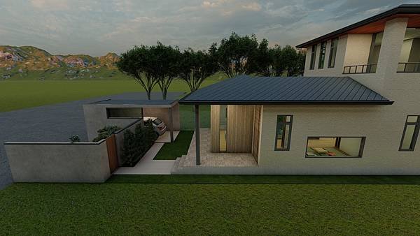重劃土地規劃小面寬日式度假風住宅